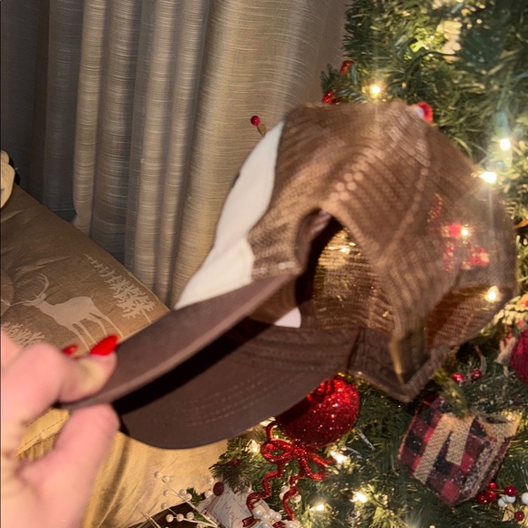 Buckle Brown and Cream Trucker Hat - Picture 3 of 7